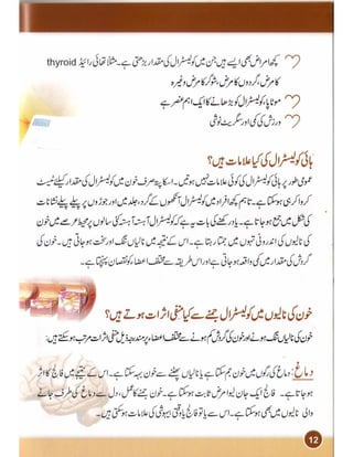 Heart and cholesterol urdu