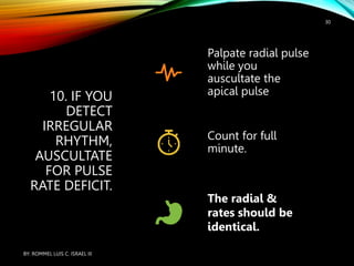 Pulse Deficit Method ASSESSMENT OF THE HEART AND NECK VESSEL .pptx