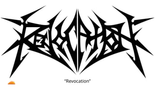 37“Revocation”
 