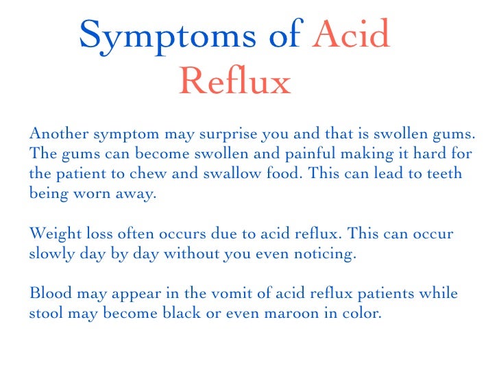 Acid Reflux Symptoms Revealed