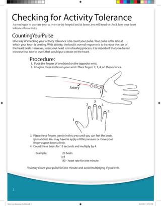 Heart Care Booklet illustrations | PDF | Physical Therapy | Wellness