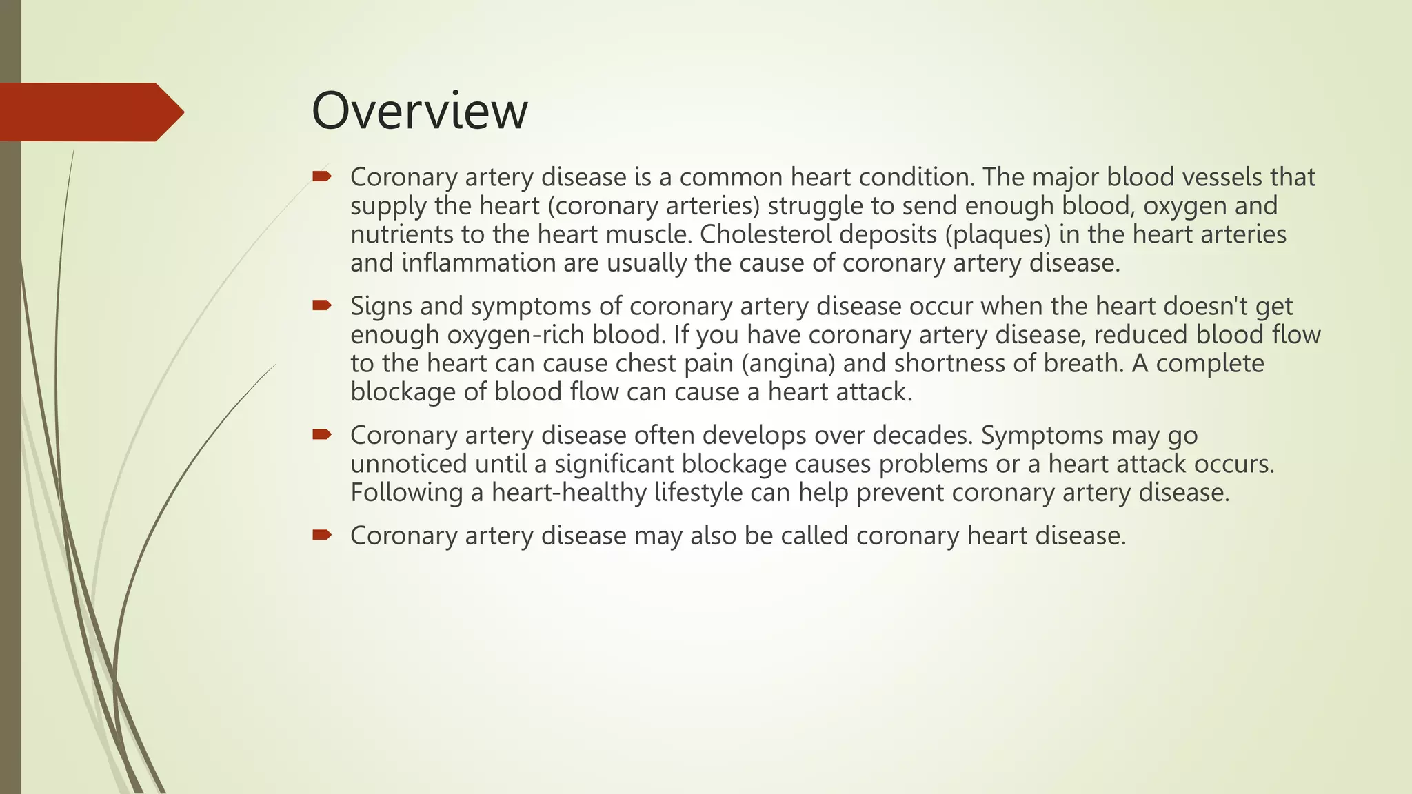 Heart disease.pptx | Heart and Cardiovascular Diseases | Diseases and ...