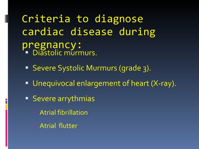 Classification Of Heart Disease In Pregnancy classification-of-heart-disease-in-pregnancy