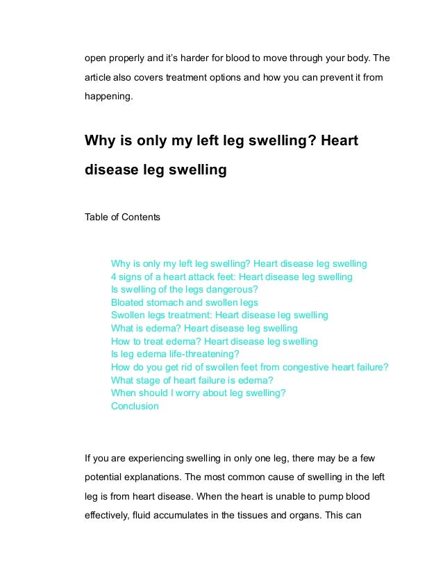 5. Swelling in Legs, Ankles, or Abdomen