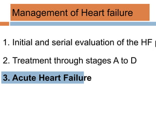 Heart failure - pathogenesis and current management | PPTX