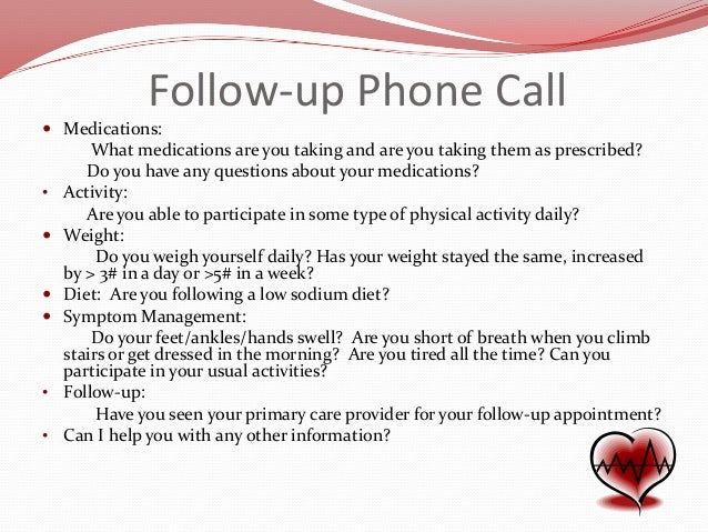 follow up phone call