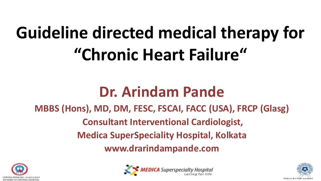 Guideline directed medical therapy for “Chronic Heart Failure“