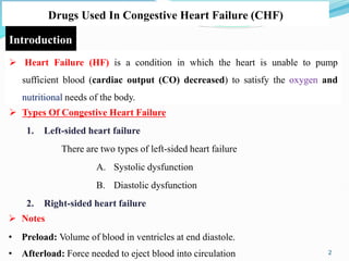 Heart Failure 22.pptx for pharmacy students | PPTX