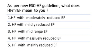 Heart Failure Management -in light of Evidence Based Medicine and ...