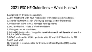 Heart Failure Management -in light of Evidence Based Medicine and ...