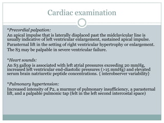 Palpable P2 Heart failure diagnosis: european guidlines 2012 | PPTX