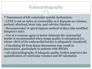 Heart failure diagnosis: european guidlines 2012 | PPTX