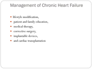 Heart failure management | PPTX