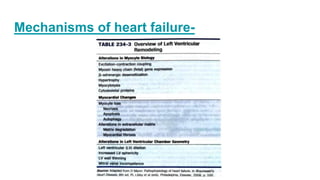 Mechanisms of heart failure-
 