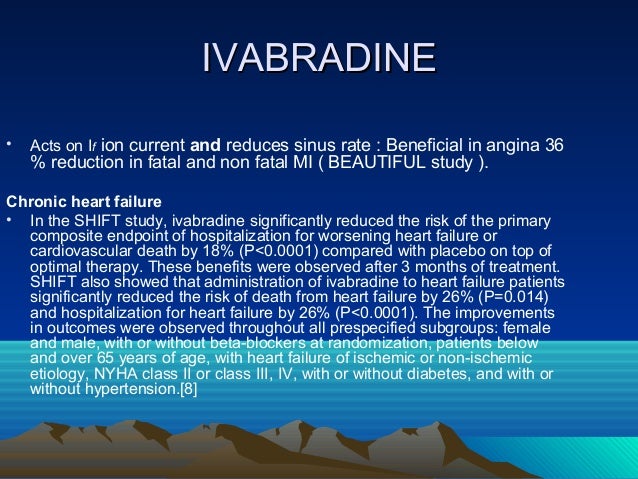 Ivabradine shift trial ppt presentation
