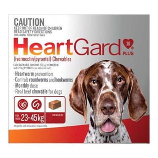 HeartGard Plus Chewables for Dogs - Heartworm Chew