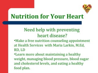 Heart Health Nutrition | PPT