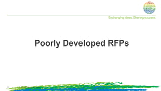 Poorly Developed RFPs
© 2014, Information Control Company19
 