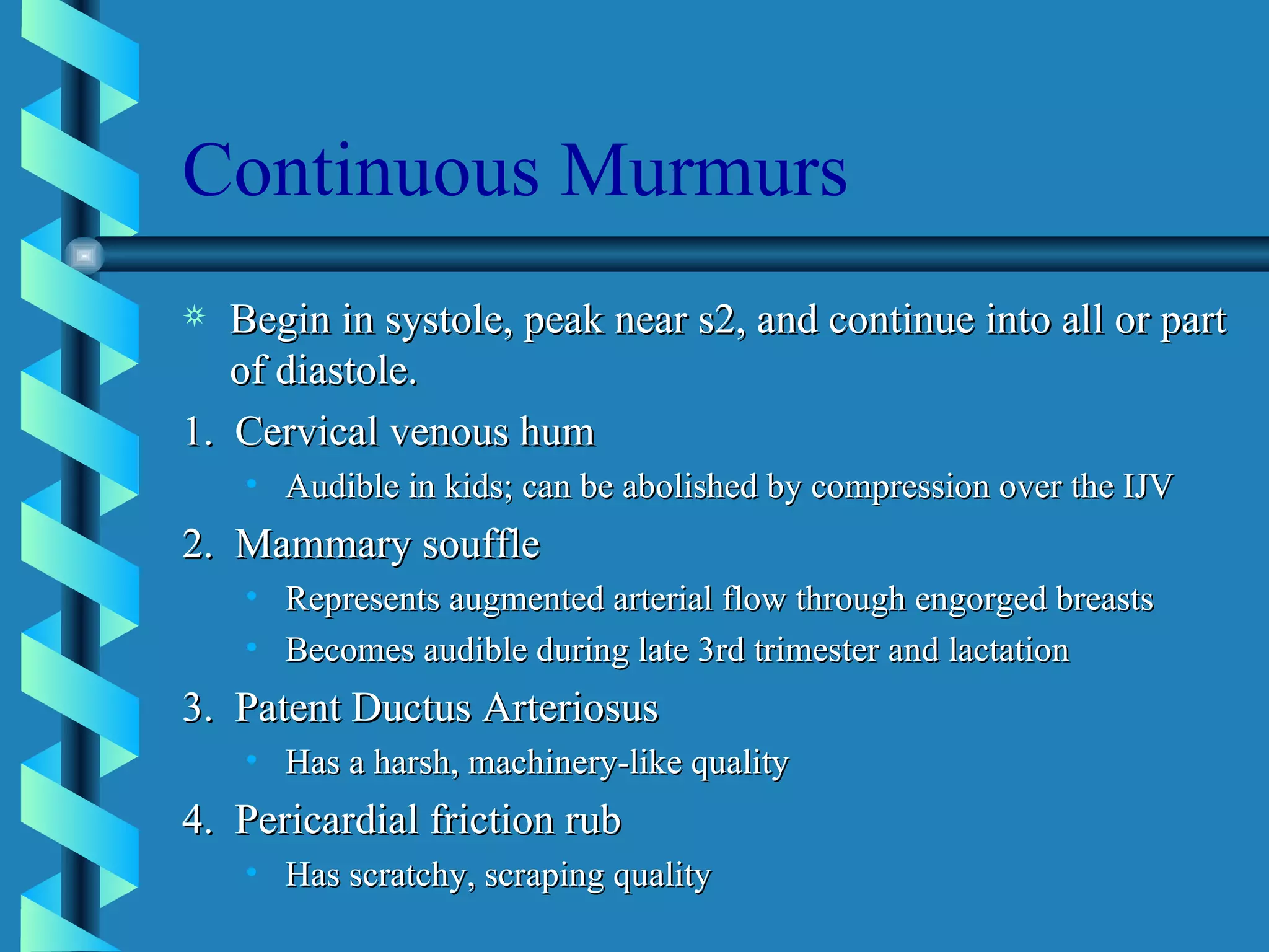 Heart murmurs | PPT | Heart and Cardiovascular Diseases | Diseases and