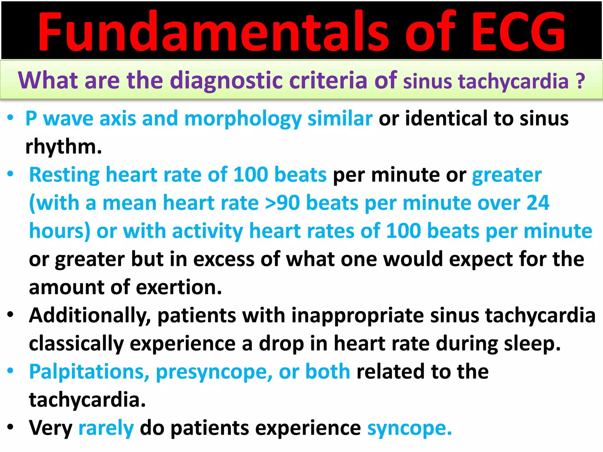 Approach to a patient with Heart rate abnormality in ECG | PPSX