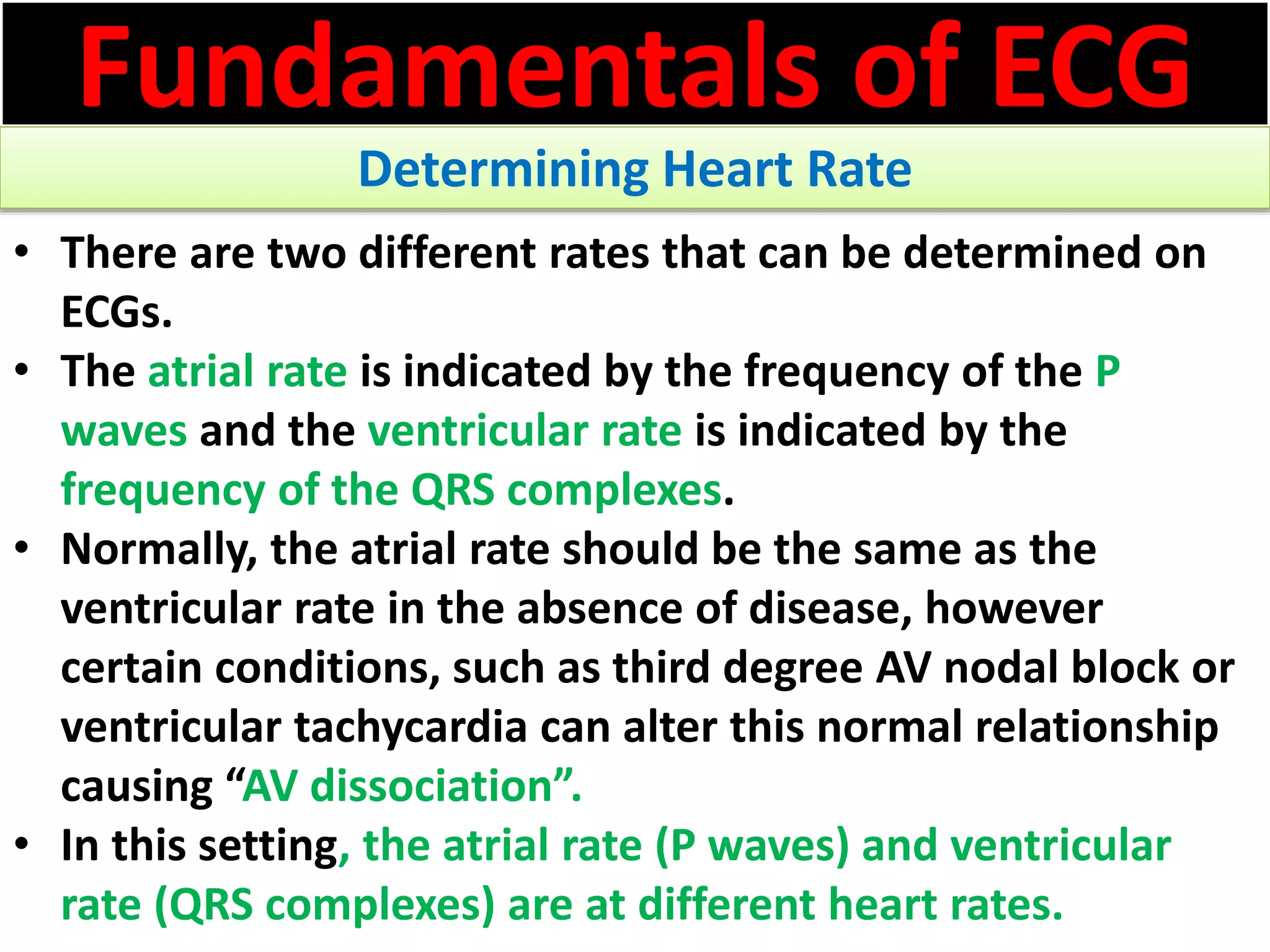 Approach to a patient with Heart rate abnormality in ECG | PPSX