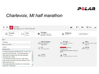 Charlevoix, MI half marathon
 