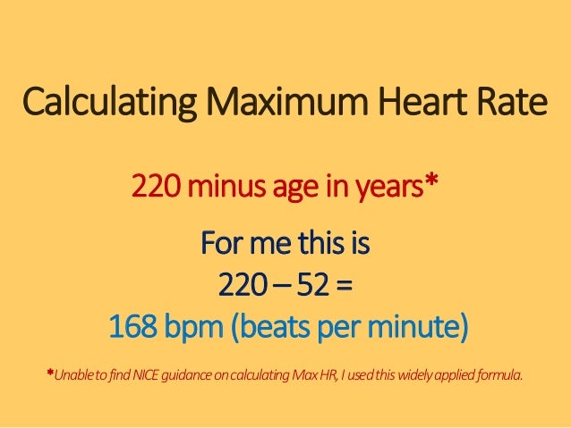 Heart Rate Monitoring And Nice Guideline For Me