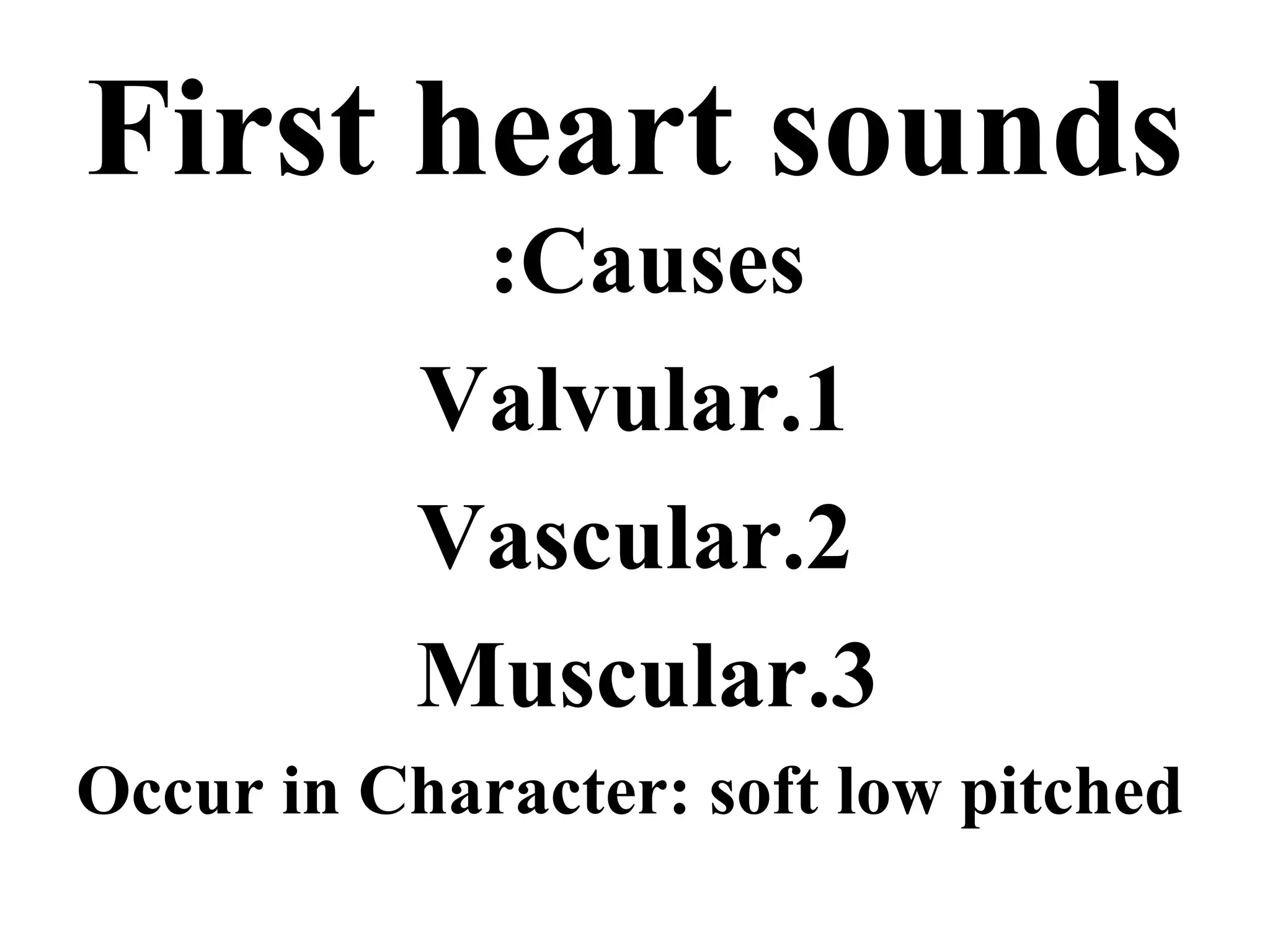 Heart sounds PPT