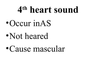Heart sounds PPT