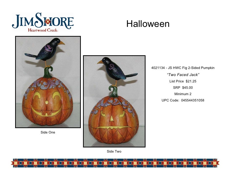 Jim Shore Two Faced Jack 2-Sided Pumpkin 4021134 Jim Shore Two Faced Jack 2-Sided Pumpkin 4021134