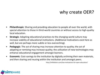 Simshare: simulations as open educational resources