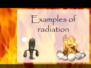 Examples of
radiation
 