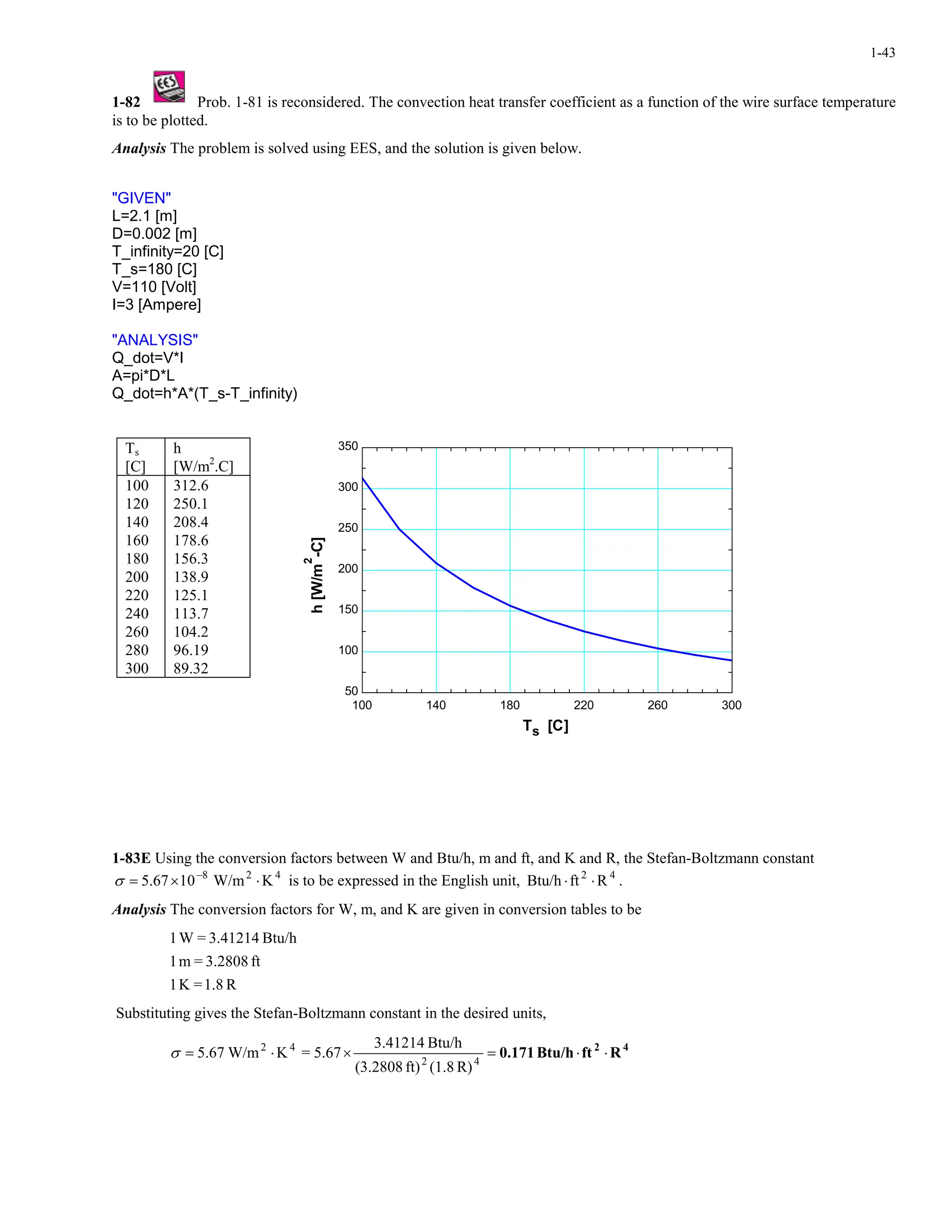 Answers to Problems in Heat and Mass Transfer 5th Edition by Yunus ...