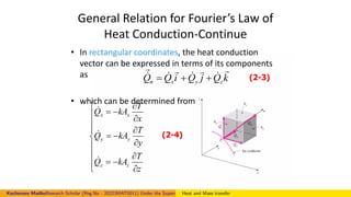 Kocheruvu MadhuResearch Scholar (Reg.No : 20223MAT0011) Under the Supervision of Dr.Nagendramma VAssistant Professor,Department of Mathematics. Presid
Heat and Mass transfer
 