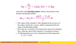Figure:
Kocheruvu MadhuResearch Scholar (Reg.No : 20223MAT0011) Under the Supervision of Dr.Nagendramma VAssistant Professor,Department of Mathematics. Presid
Heat and Mass transfer
 