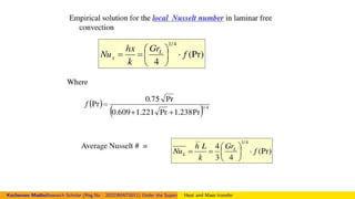 Figure:
Kocheruvu MadhuResearch Scholar (Reg.No : 20223MAT0011) Under the Supervision of Dr.Nagendramma VAssistant Professor,Department of Mathematics. Presid
Heat and Mass transfer
 