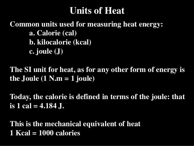 heat equivalent mechanical j temperature and Heat