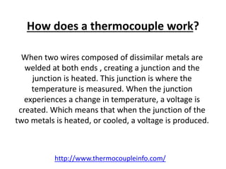 Universel-Thermocouple effet Seebeck-ATF34