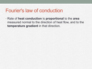 Heat conduction | PPTX