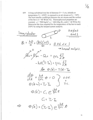 Answers to Problems in Heat Conduction (3rd Edition) by David Hahn ...