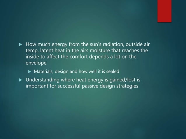 Heat energy flows in buildings | PPT