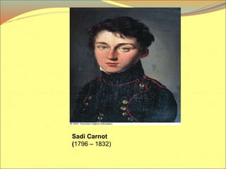 Sadi Carnot
(1796 – 1832)
 
