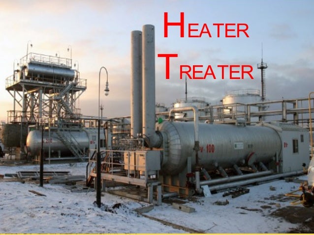 Heater treater diagram of a separator 