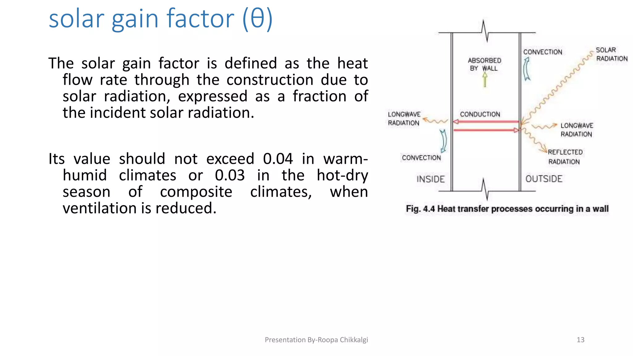 Heat exchange process in a building | PPTX