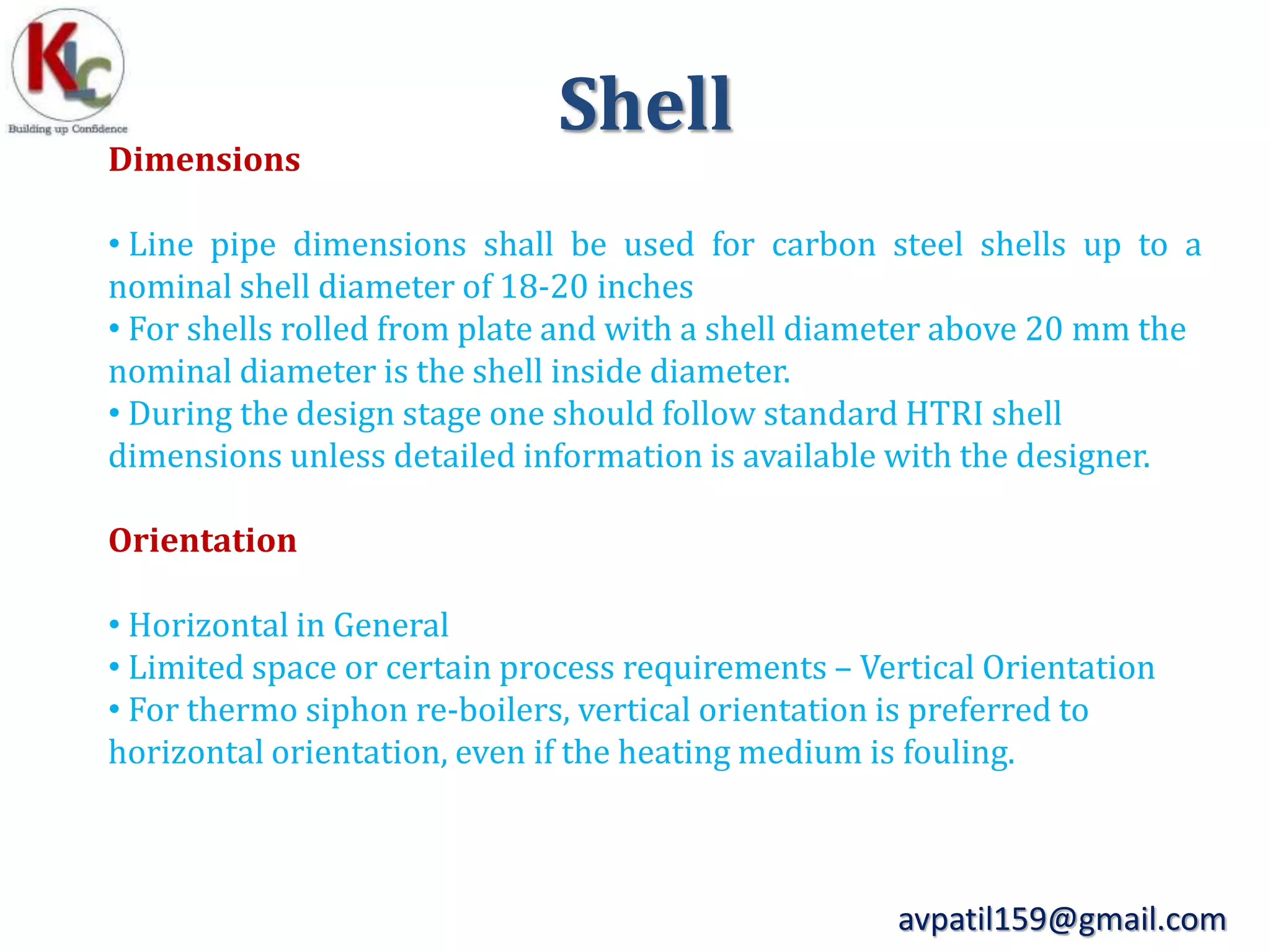 Heat exchanger: Shell And Tube Heat Exchanger | PPTX