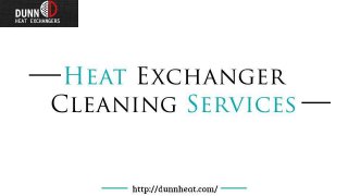 Heat Exchanger Cleaning And Maintenance Services