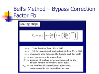 Bell’s Method – Bypass Correction
Factor Fb
 