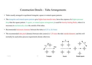 Triangular Tube Layout Heat_exchanger_design_lecture.pdfswswqqqqqqfdrv ffrgrarcdc | PDF