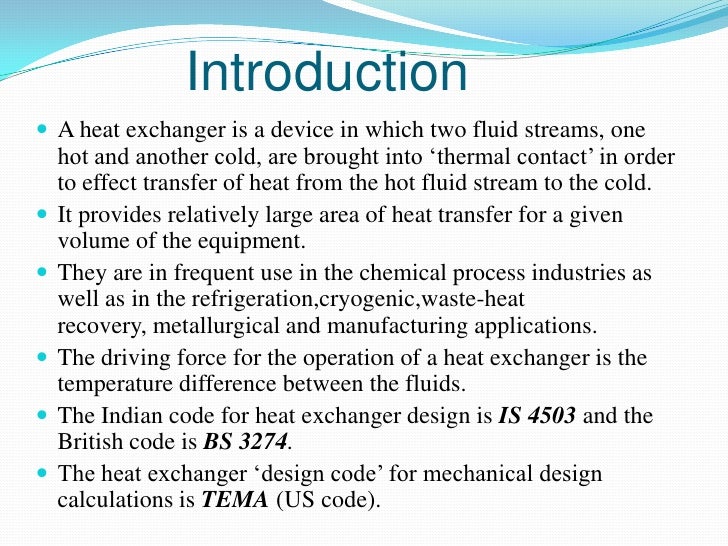 Heat exchangers