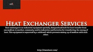 Heat Exchangers | Heat Exchanger Services 